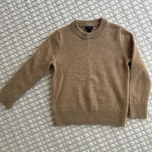 Crewcuts (J. Crew) tan cashmere kids sweater size 4/5